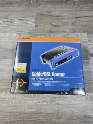 Linksys BEFSR41 10 Mbps 4-Port 10/100 Wireless Router (BEFSR41 v2) - NEW SEALED - Image 1 of 4