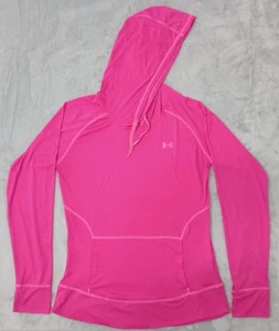 Sudadera con capucha Under Armour para mujer talla grande rosa ligera equipo térmico - Imagen 1 de 8