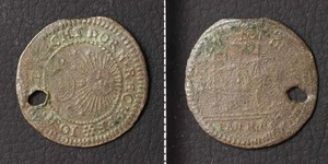 *Germany Nuremberg Brass Token, 1600-1700s, German coin jeton[E7325]7g8 - Picture 1 of 1