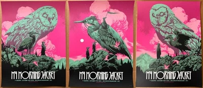 My Morning Jacket Brooklyn 2025 Triptych Poster Set - Image 1 of 4