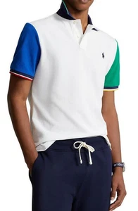 NEW Size XLT Tall Mens POLO RALPH LAUREN Mesh Short Sleeve Polo Shirt White $125 - Picture 1 of 7