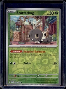 Scatterbug SV01: Scarlet & Violet Base Set Pokémon #008/198 Reverse Holo NM+ - Picture 1 of 2