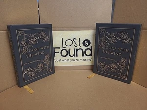 Easton Press Gone With the Wind Volumes 1 & 2 by Margaret Mitchell Leather Bound - Foto 1 di 22