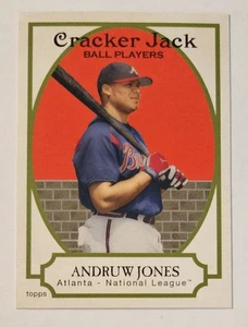 Andruw Jones 2005 Topps Cracker Jack #80 Braves All-Star Silver Slugger - Imagen 1 de 3