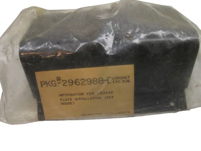 MOPAR 2962532 2962988 1970 Dodge Coronet Superbee front license plate bracket - Image 1 of 4