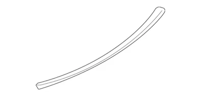 Mercedes-Benz Trunk Lid Spoiler - 219-790-00-88-7747 - For CLS500, CLS550 & More Foto 1 de 4