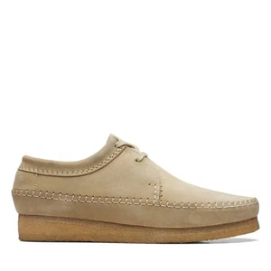 Herren Clarks Weaver Wildleder Schuhe in Braun - Bild 1 von 7