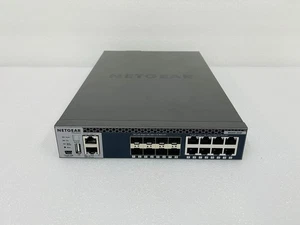 Netgear M4300-8X8F XSM4316S 8x 10G SFP+ & 8x 10G RJ45 Stackable Managed Switch - Picture 1 of 6