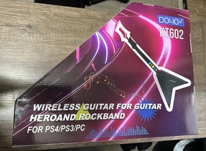 DOYO KT602 Wireless Guitar Controller PS3 PS4 PC Guitar Hero Rockband New in Box - Picture 1 of 7
