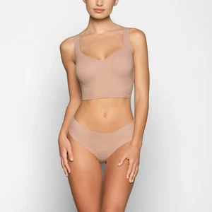 Sujetador sin mangas Skims Naked BR-PLG-1886 arcilla para mujer talla pequeña nuevo con etiquetas - Imagen 1 de 3