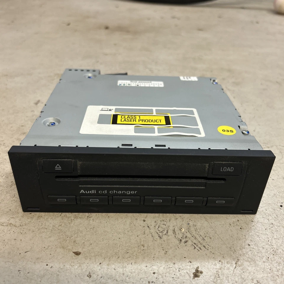 OEM 05-08 Audi A4 S4 Quattro Sedan Glove Box Mounted CD Player 6 Disc Changer - Image 1 of 4