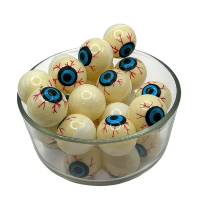 Globos oculares de plástico azul vintage 28 piezas decoración de Halloween fiesta favores novedad Foto 1 de 4