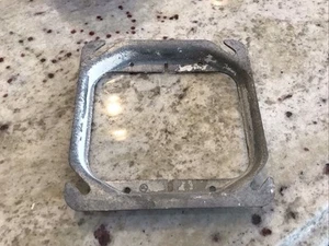 Square 4x4 Mud Ring Raised 2 Device Box - Picture 1 of 2