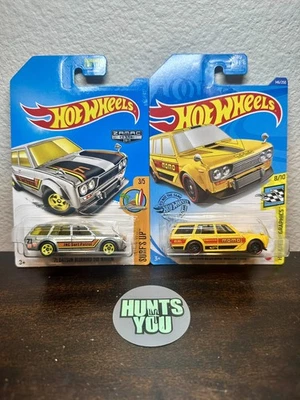 Hot Wheels Datsun 510 Zamac Walmart Exclusivo y Kroger Amarillo Kroger Exclusivo Foto 1 de 4