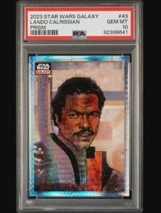 2023 Topps Star Wars Galaxy Lando Calrissian /75 PSA 10 GEM MINT #43 Prism - Picture 1 of 2