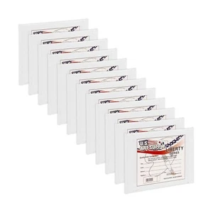 US Art Supply 4 X 4 inch Professional Artist Quality Acid Free Canvas Panel B... - Picture 1 of 5