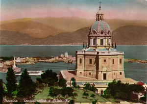 FG00685 - MESSINA - TEMPIO VOTIVO AL CRISTO RE VIAGGIATA 1952 - Foto 1 di 1