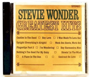 STEVIE WONDER – STEVIE WONDER'S GREATEST HITS MOTOWN RECORD CD 6218 - Picture 1 of 4