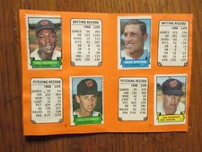 SENATORS 1969 Topps Stamp Album(Comp./w/PAUL CASANOVA/FRANK HOWARD//MIKE EPSTEIN