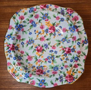 Royal Winton OLD COTTAGE CHINTZ Grimwades Ltd. England 1995 7" Porcelain Bowl - Picture 1 of 3
