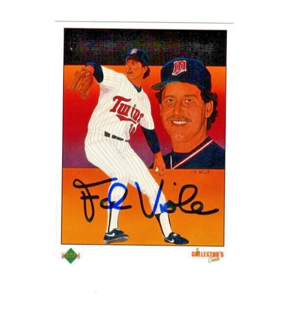 Frank Viola autograph signed 1989 Upper Deck baseball card Minnesota Twins - Image 1 of 1