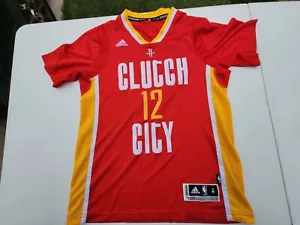 Mens NBA Adidas Basketball Jersey Sz M. Houston Rockets #12 Dwight Howard. - Picture 1 of 9