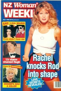 NZ-WOMAN'S WEEKLY-RACHEL HUNTER COVER+ROD STEWART+LISA MARIE+HUGH GRANT+LIZ - Imagen 1 de 1