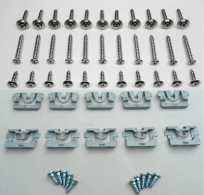 ¡10 CLIPS VINTAGE Y 33 TORNILLOS INT! PARA '70+ GM CAMARO FIREBIRD NOVA GTO CHEVELLE Foto 1 de 4