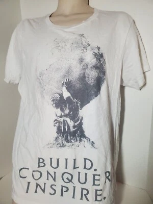 Camiseta Civilization VI Build Conquer Inspire Estatua griega blanca Talla XL Foto 1 de 2