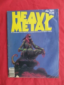 HEAVY METAL MAGAZINE MAY 1977 VINTAGE - Picture 1 of 17