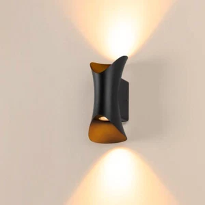 SLV 1007808 MODELA wall light up/down in black dimmable 2700K - Picture 1 of 5