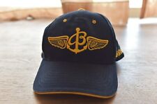 Breitling Swiss Chronographs Snapback Hat Cap Navy Blue