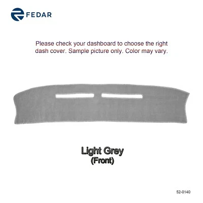 Light Grey Dashboard Pad Mat Dash Cover For 1987-1990 Buick LeSabre/ Park Avenue - Image 1 of 3