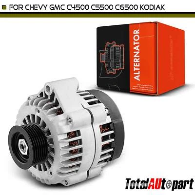 Alternator for Chevrolet C4500 C5500 C6500 C7500 Kodiak 01-05 105A CW 7-Groove - Image 1 of 4