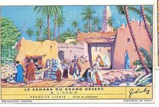 S1453 - CHROMO LIEBIG - 1943 - ""THE SAHARA OU GRAND DESERT"": 6. L'OASIS