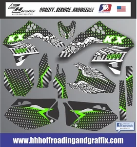 Graphic Kit for 2006-2008 Kawasaki KX450f KX 450f Tribal shroud Decal Graphics - Picture 1 of 1