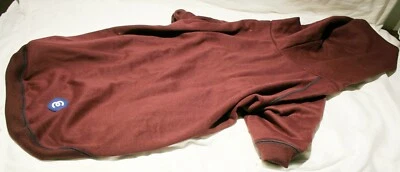 Blueberry Pet Essentials Dog Hoodie Sweater Better Basic Cotton BURGUNDY 24" - Image 1 of 2