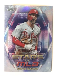 BRYCE HARPER 2023 Topps Chrome Stars of the MLB #SMLBC-14 Philadelphia Phillies - Picture 1 of 4