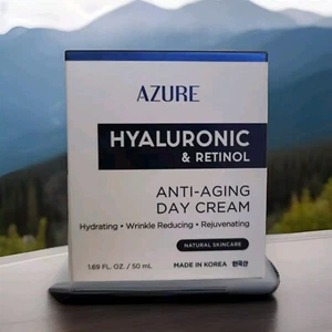 Azure Hyaluronic & Retinol Anti Aging Day Cream 50ml Wrinkle Reducing - Picture 1 of 1
