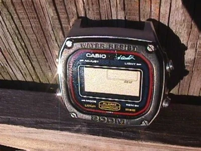 RELOJ CRONÓGRAFO ALARMA DW-1500 JAPÓN DC VINTAGE REPUESTOS o REPARACIÓN Foto 1 de 4