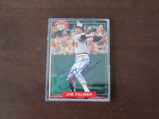 1994 NABISCO JIM PALMER ALL-STAR LEGENDS AUTOGRAPHED CARD WITH COA NM-MT