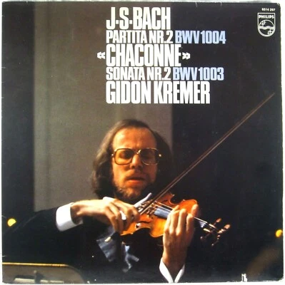 PHILIPS 1981 Bach GIDON KREMER Partita #2 & Sonata #2 HOLLAND 6514 297 EX+ - Image 1 of 3