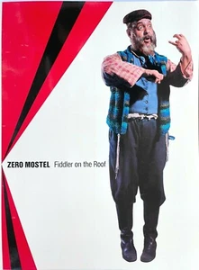 FIDDLER ON THE ROOF ZERO MOSTEL 1976 REVIVAL SOUVENIR BROADWAY THEATRE PROGRAM - Picture 1 of 2