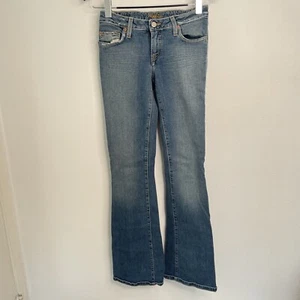 Hudson Bootcut Jeans Damen Größe 27 Blau Denim Mid Rise Rücken Reißverschluss Taschen Y2K - Bild 1 von 12