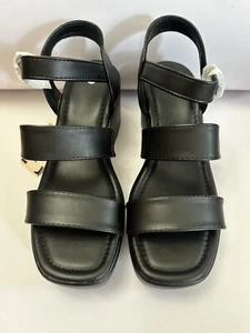 Mysoft Damen Fischer Plateau Sandalen ─ Größe 6 - Bild 1 von 10