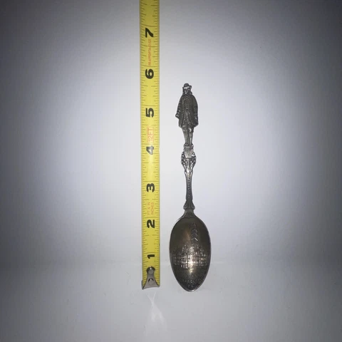 Sterling Silver Souvenir Spoon “City Hall Philadelphia “ #281 Cover