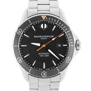 Baume & Mercier Clifton Club Papiere Stahl schwarz orange 42mm M0A10340 Uhrenbox - Bild 1 von 9