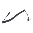 2 Pin K-Head Radio Cable Adapter Extension Cord For Two-Way Radio PTT Mcirophone