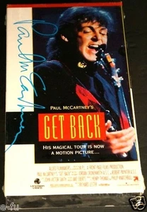 PAUL McCARTNEY GET BACK Music Concert Tour Brand NEW Factory Sealed VHS Tape - Foto 1 di 1