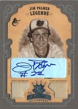 2004 Diamond Kings DK Combos Framed Plat Grey Sepia Baseball Card #166 Palmer